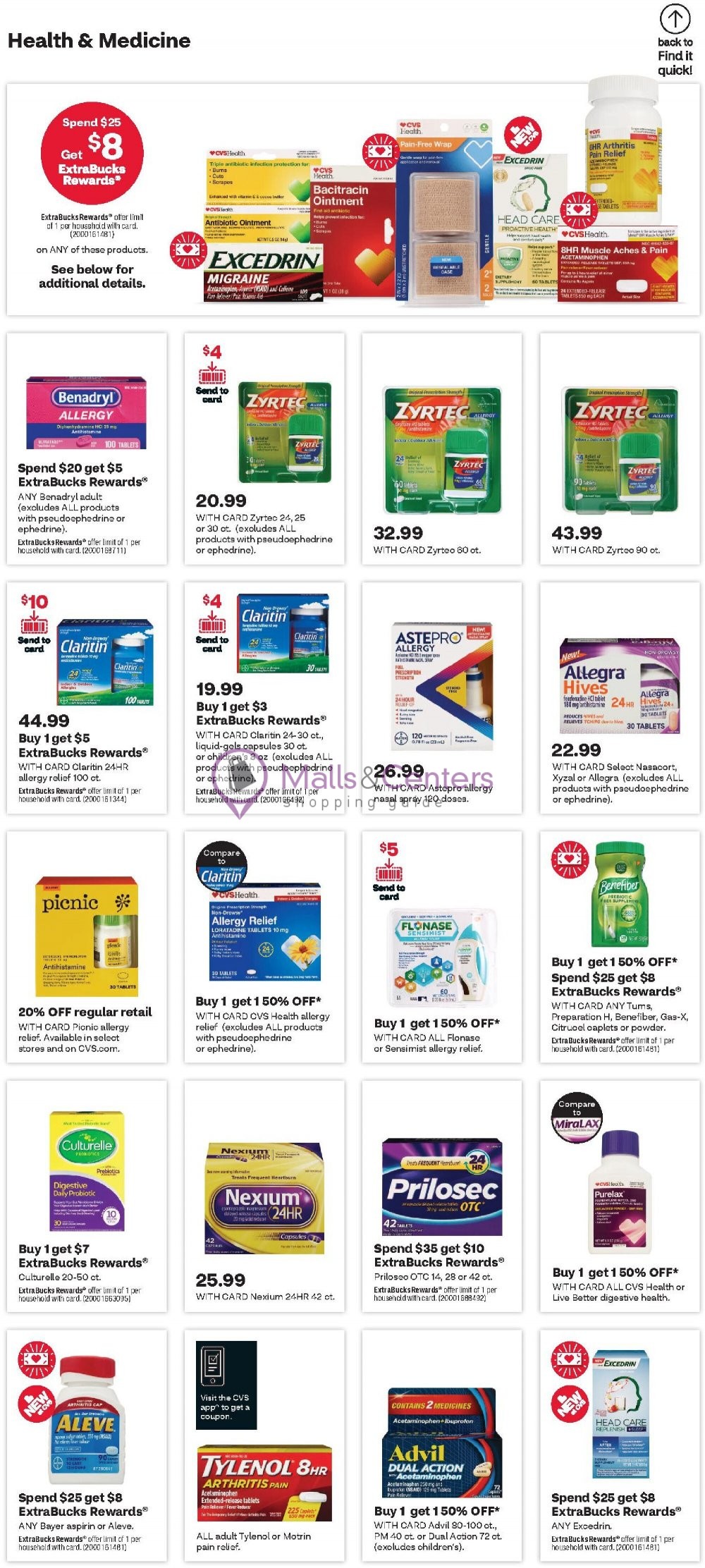 CVS Pharmacy Weekly ad valid from 04/16/2023 to 04/22/2023 - MallsCenters