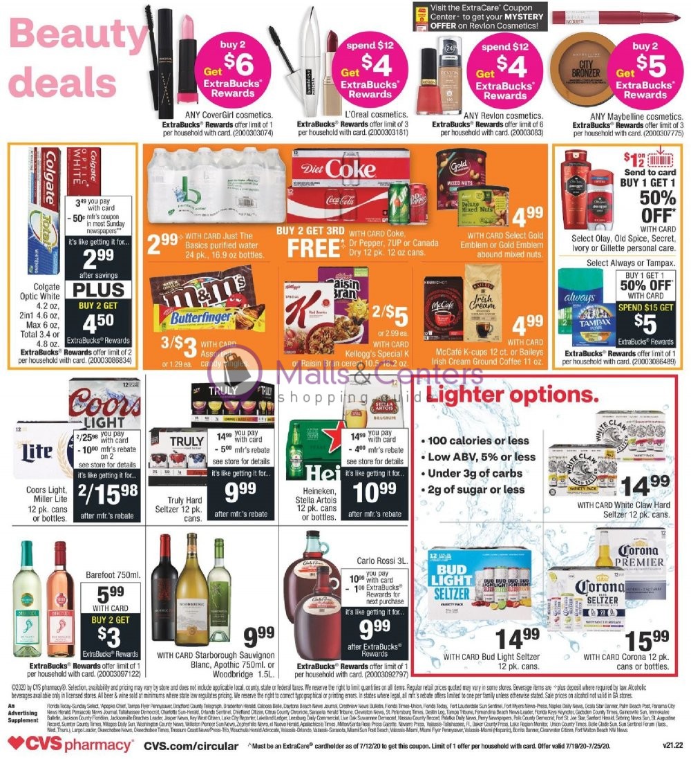 CVS Pharmacy Weekly Ad - sales & flyers specials - MallsCenters