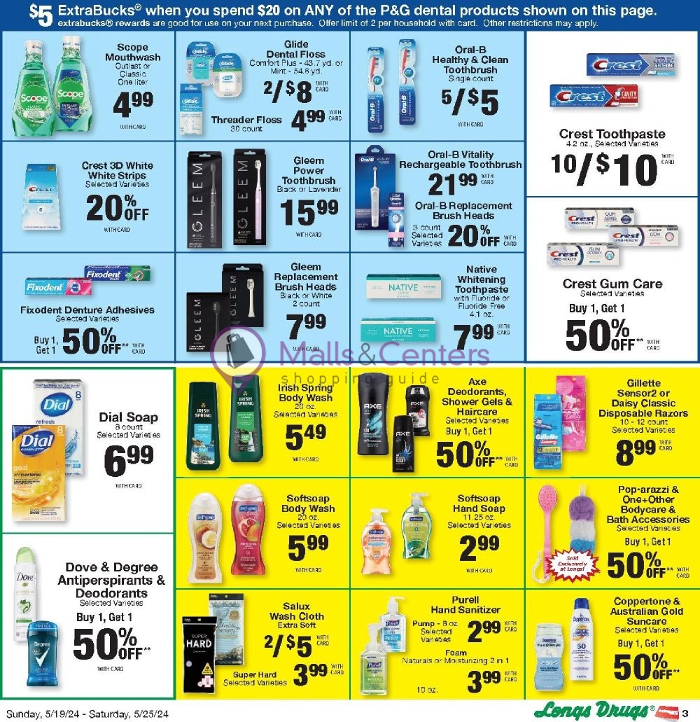 CVS Pharmacy Weekly ad valid from 05/19/2024 to 05/25/2024 - MallsCenters