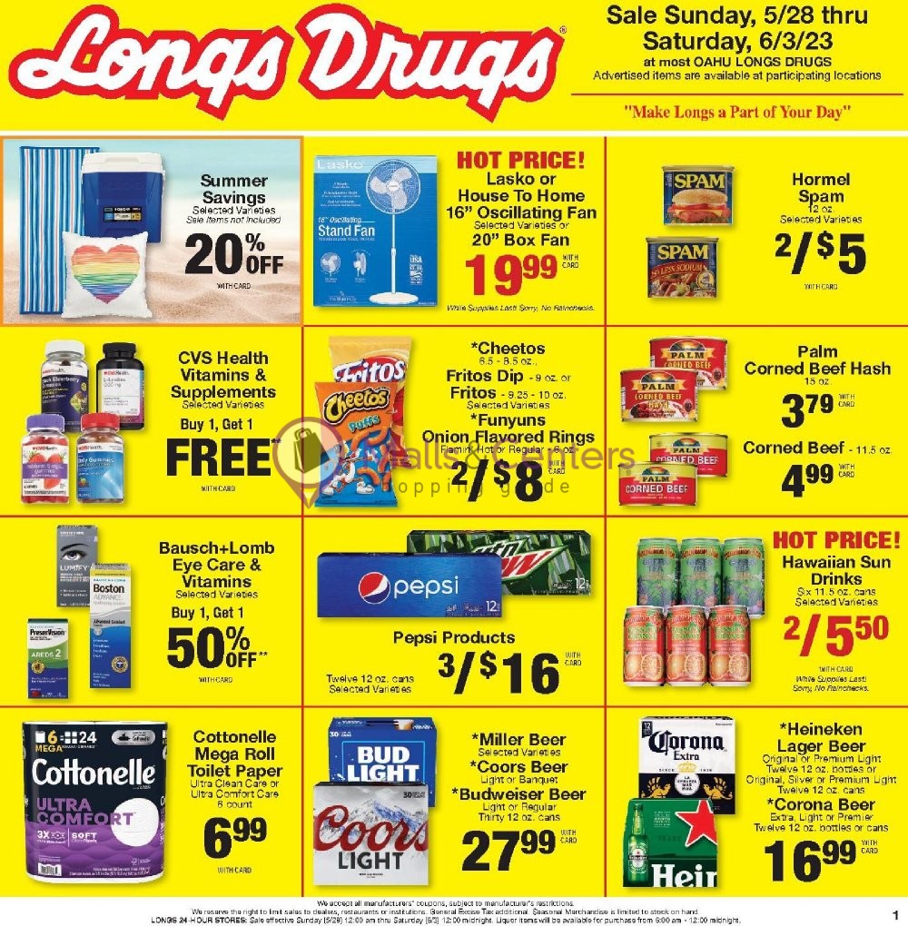 CVS Pharmacy Weekly ad valid from 05/28/2023 to 06/03/2023 MallsCenters