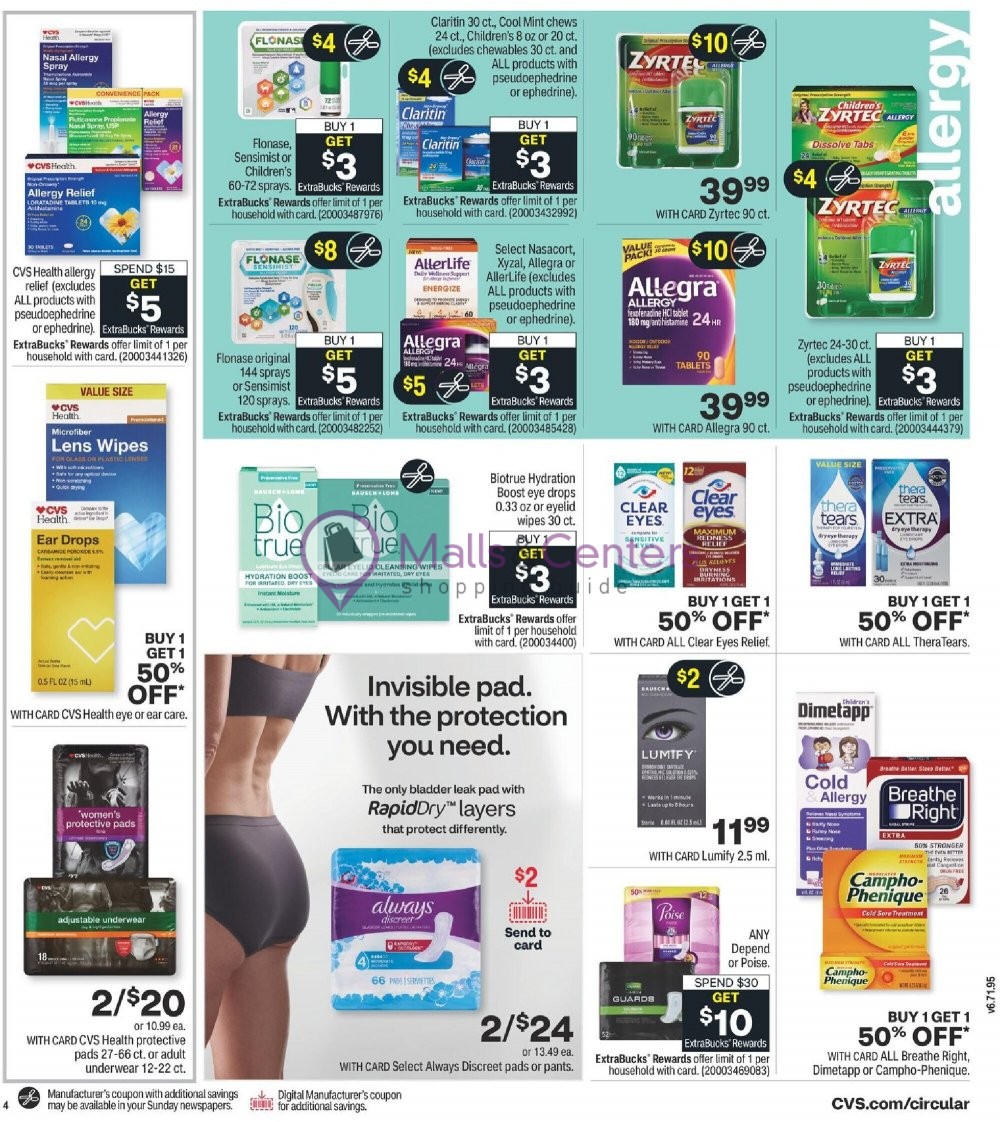 CVS Pharmacy Weekly Ad - sales & flyers specials - MallsCenters