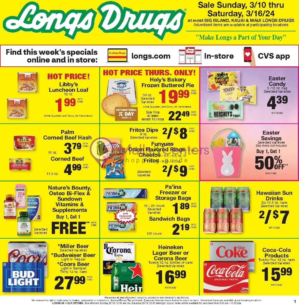 CVS Pharmacy Weekly Ad, from Sun, 3/10/2024 - sales & flyers specials ...