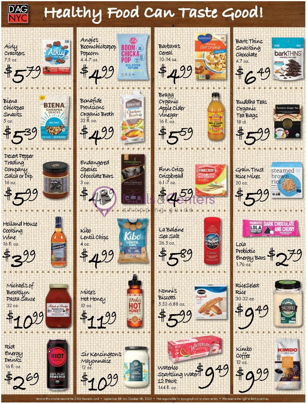 Weekly ad for D'Agostino - D'AG's valid: 09/29/2023 - 10/05/2023, page 4