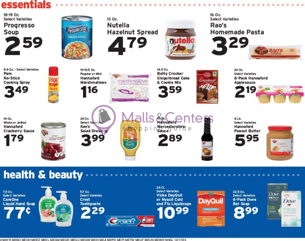 Danforth's Down Home Supermarket Weekly ad valid from 12/17/2023 to 12/23/2023 MallsCenters