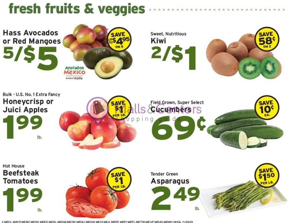 Danforth's Down Home Supermarket Weekly ad valid from 11/26/2023 to 12/02/2023 MallsCenters