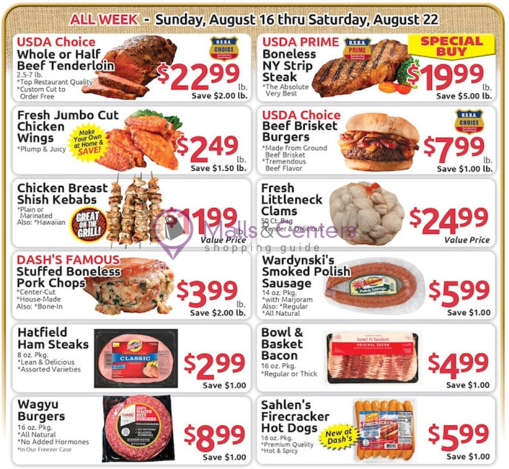 Weekly ad for Dash's Market valid: 08/16/2026 - 08/22/2026, page 11