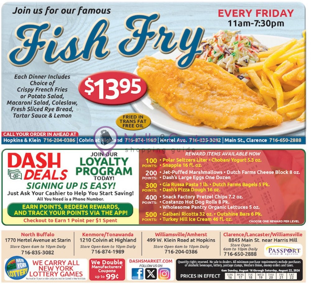 Weekly ad for Dash's Market valid: 08/16/2026 - 08/22/2026, page 2