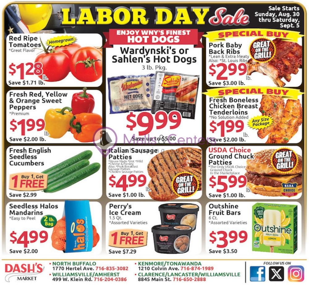 Weekly ad for Dash's Market valid: 08/30/2026 - 09/05/2026, page 1