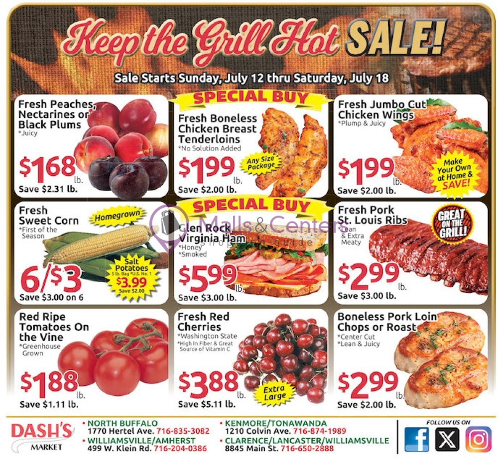 Weekly ad for Dash's Market valid: 07/12/2026 - 07/18/2026, page 1
