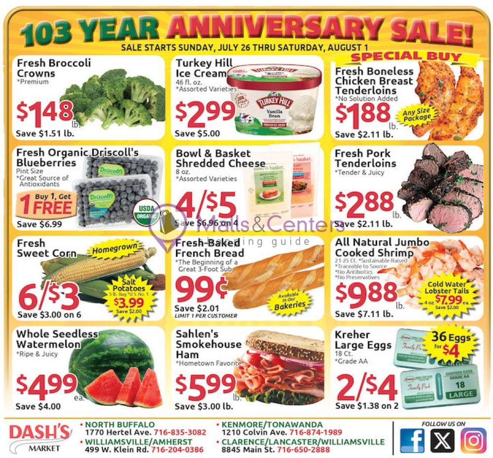 Weekly ad for Dash's Market valid: 07/26/2026 - 08/01/2026, page 1