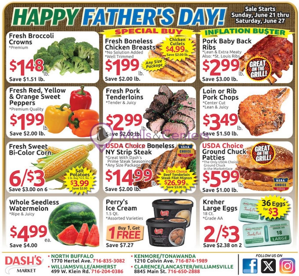 Weekly ad for Dash's Market valid: 06/21/2026 - 06/27/2026, page 1