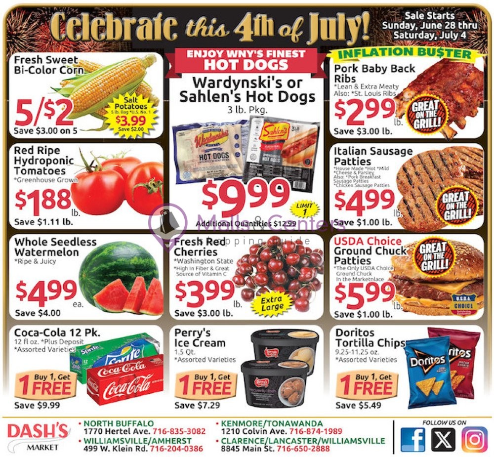 Weekly ad for Dash's Market valid: 06/28/2026 - 07/04/2026, page 1