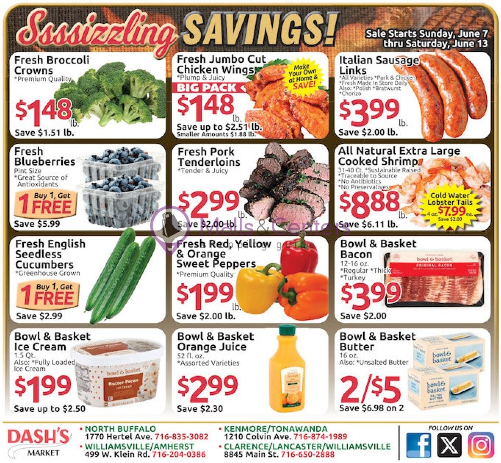 Weekly ad for Dash's Market valid: 06/07/2026 - 06/13/2026, page 1