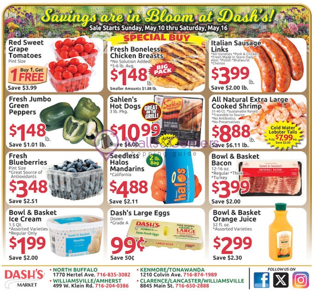 Weekly ad for Dash's Market valid: 05/10/2026 - 05/16/2026, page 1