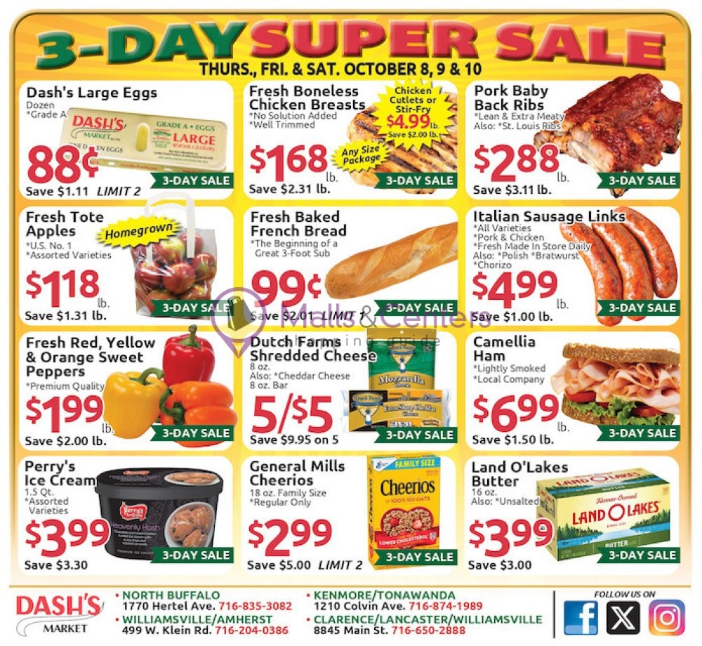 Weekly ad for Dash's Market valid: 10/06/2026 - 10/08/2026, page 1
