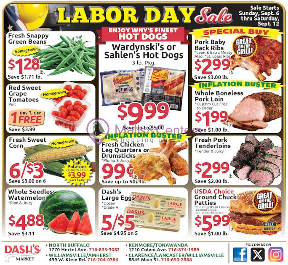 Weekly ad for Dash's Market valid: 09/01/2026 - 09/12/2026, page 1