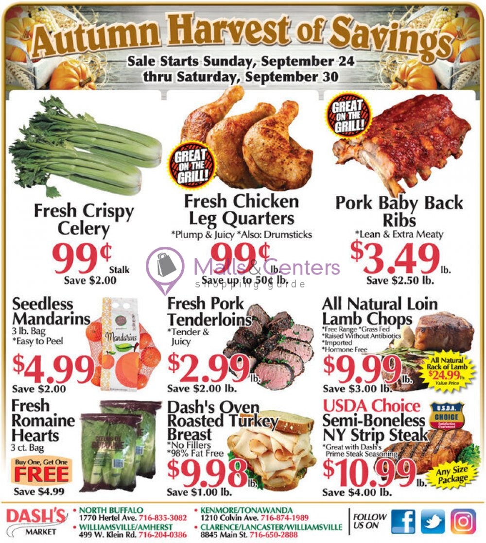 Dash's Market Weekly ad valid from 09/24/2023 to 09/30/2023 MallsCenters