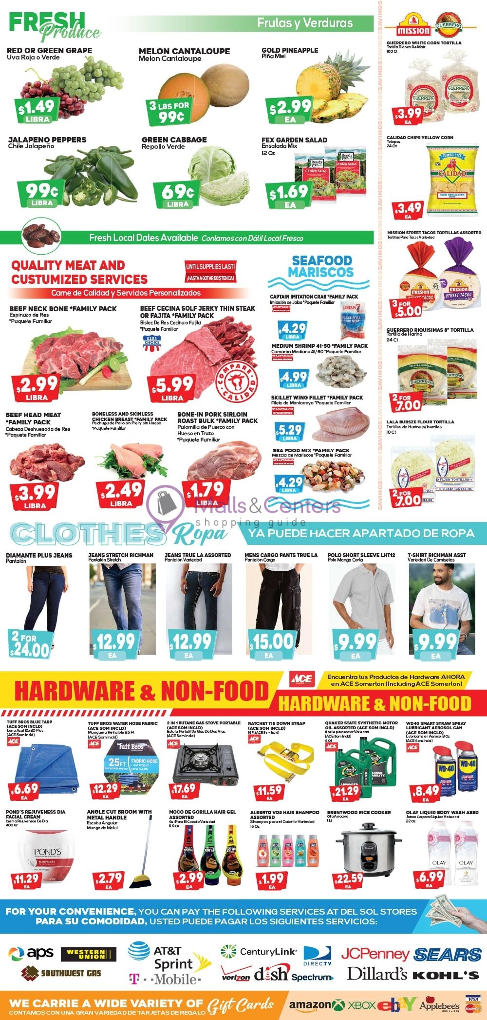 Weekly ad for Del Sol IGA valid: 08/26/2026 - 09/01/2026, page 3