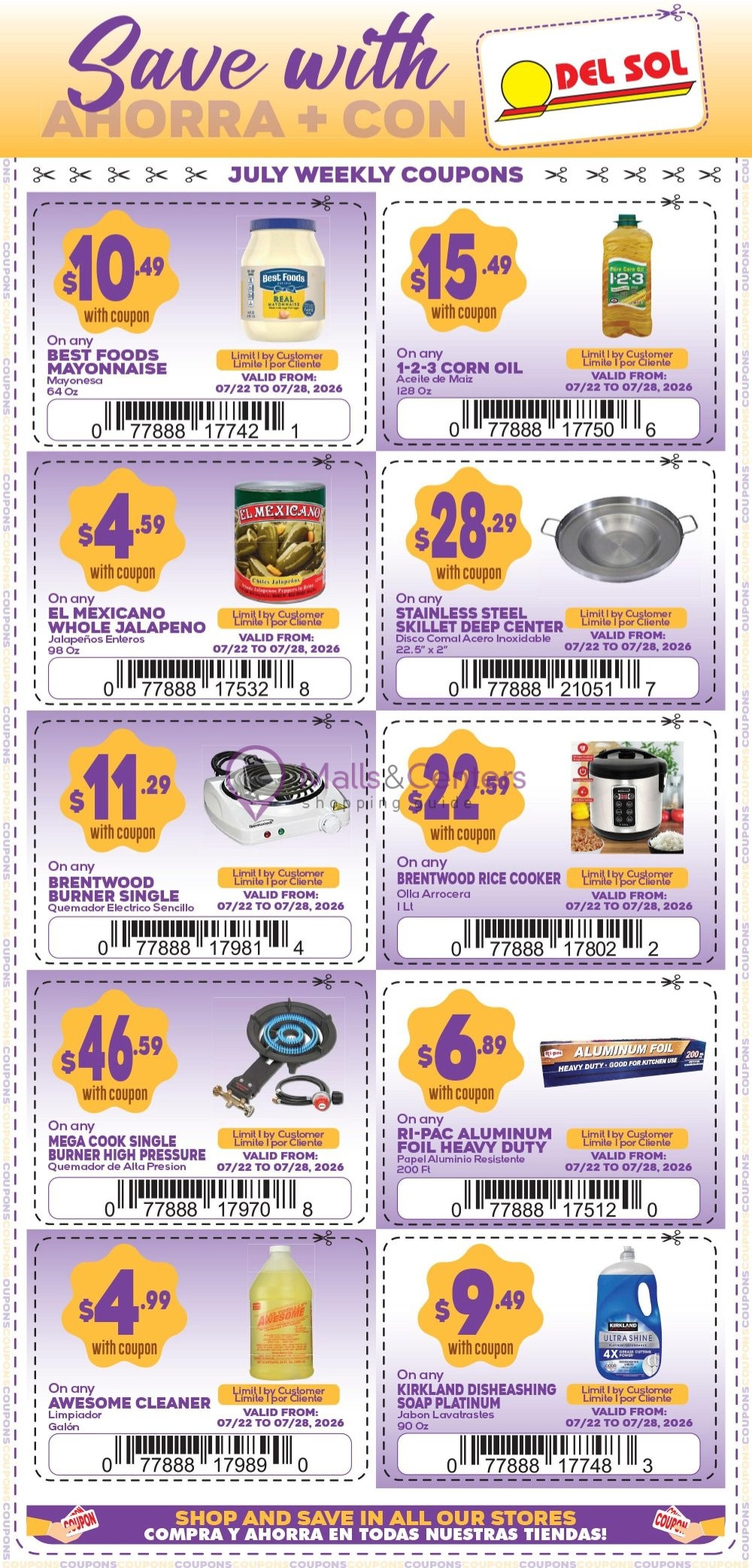 Weekly ad for Del Sol IGA valid: 07/22/2026 - 07/28/2026, page 5