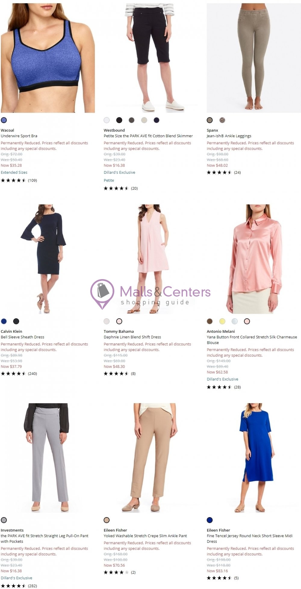 Dillard's Weekly ad valid from 06/27/2020 to 07/04/2020 MallsCenters