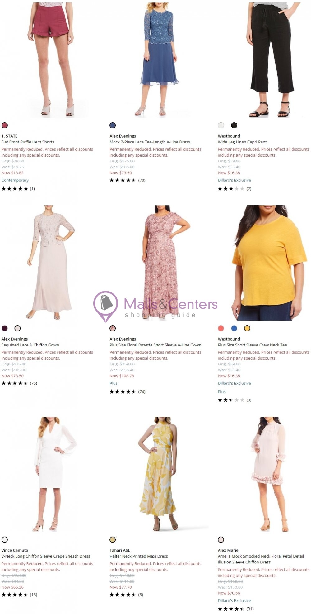 Dillard's Weekly ad valid from 06/27/2020 to 07/04/2020 MallsCenters