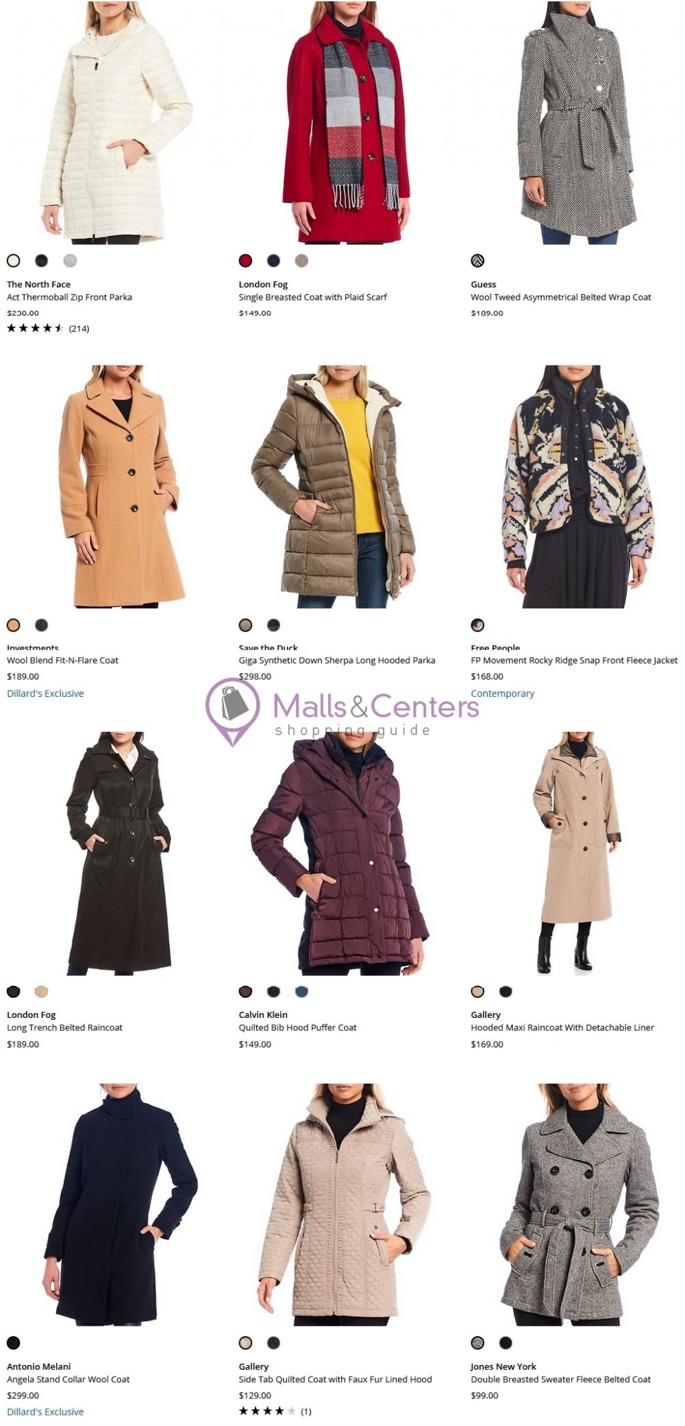 Dillard's Weekly ad valid from 11/01/2020 to 11/07/2020 MallsCenters