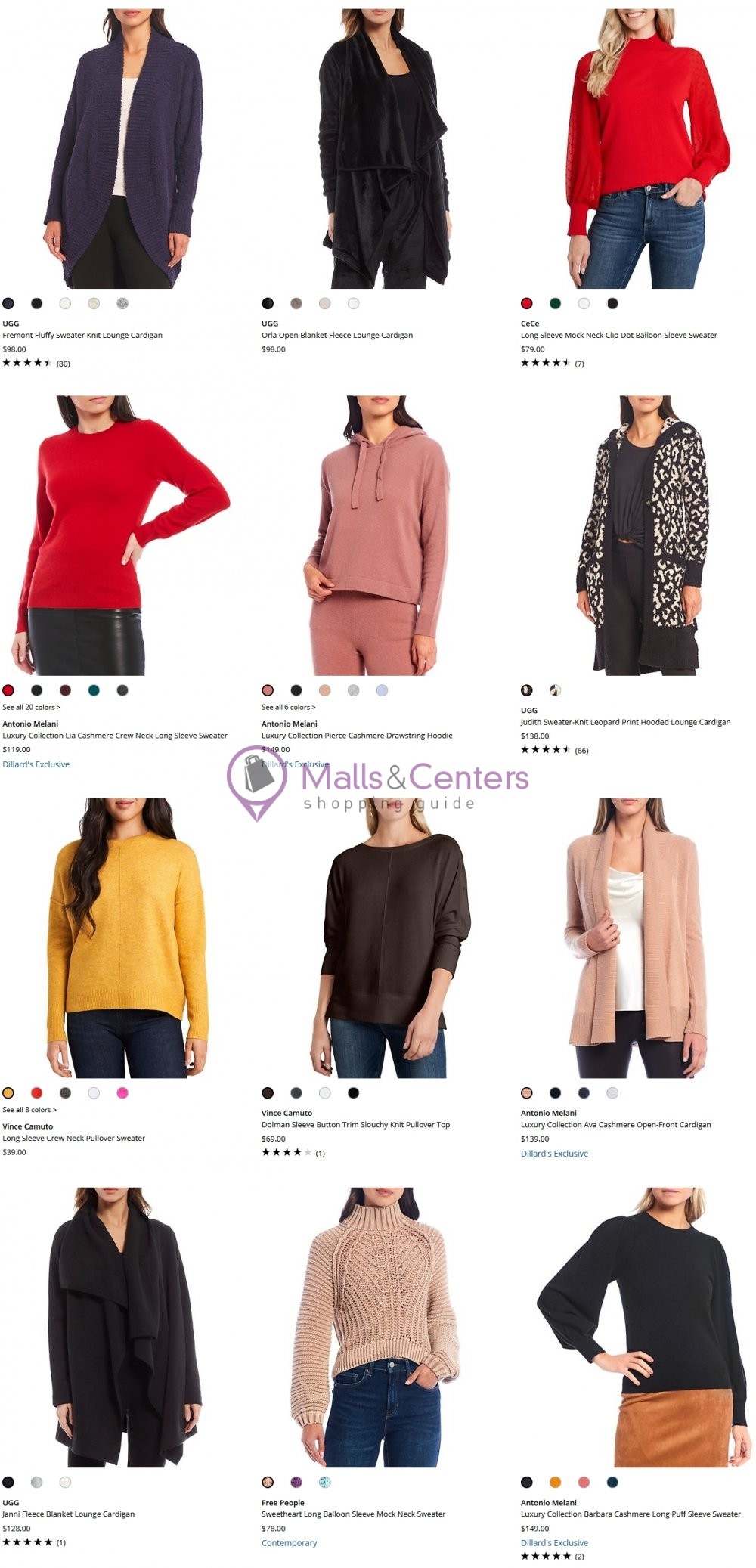 Dillard's Weekly ad valid from 12/20/2020 to 12/26/2020 MallsCenters