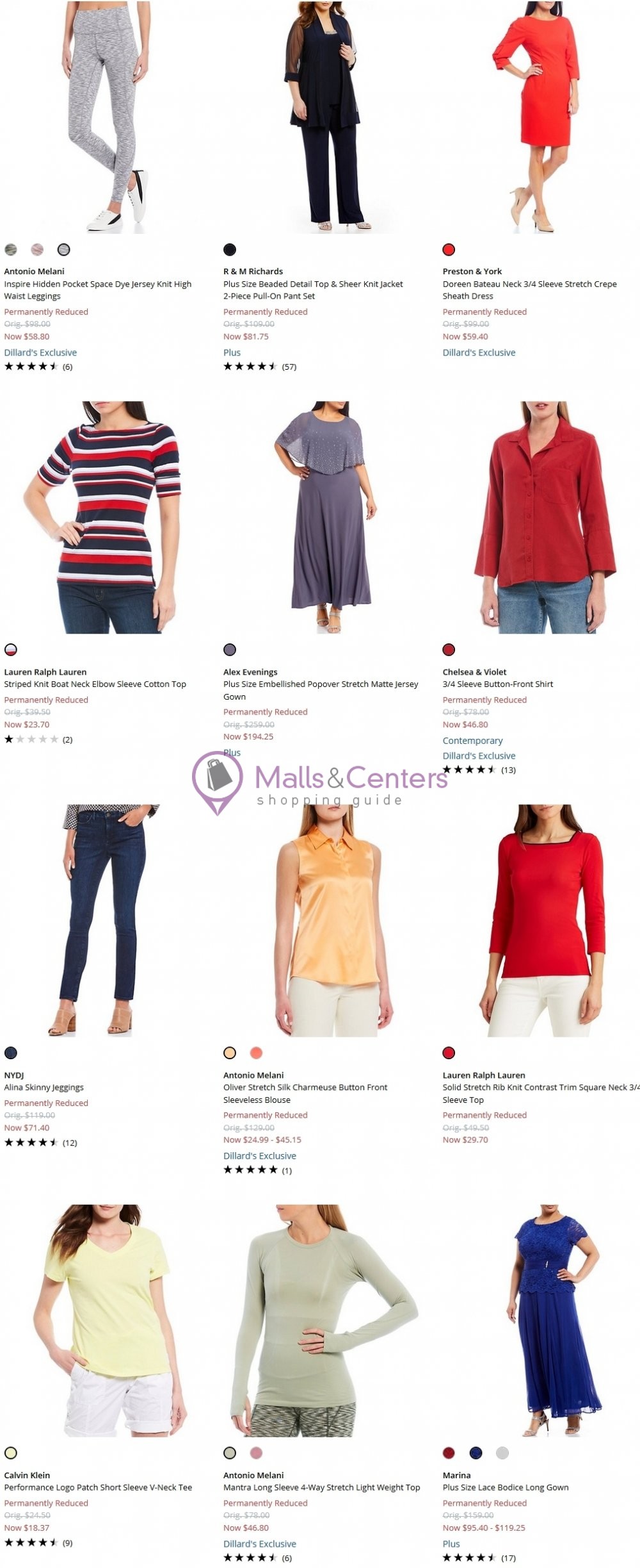 Dillard's Weekly ad valid from 10/25/2020 to 10/31/2020 MallsCenters