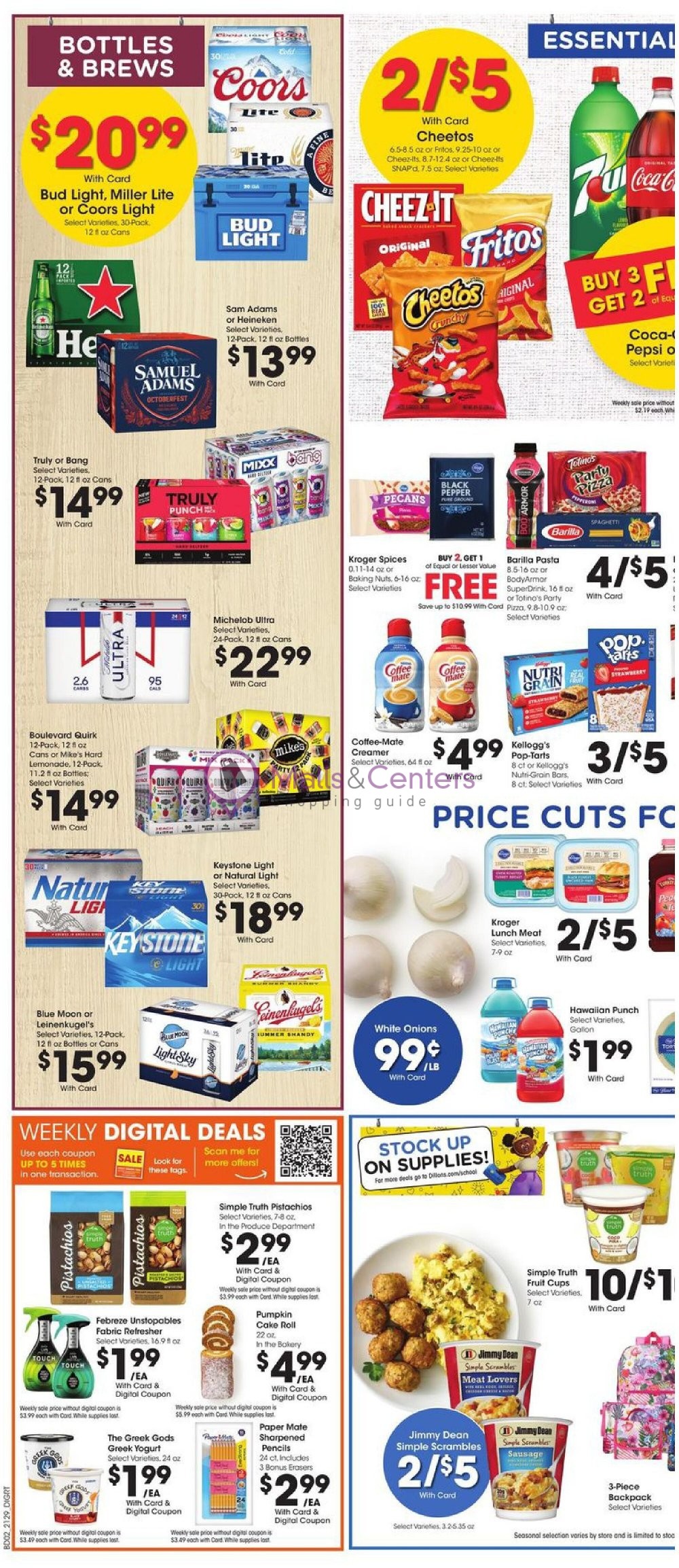 Dillons Weekly Ad sales & flyers specials MallsCenters