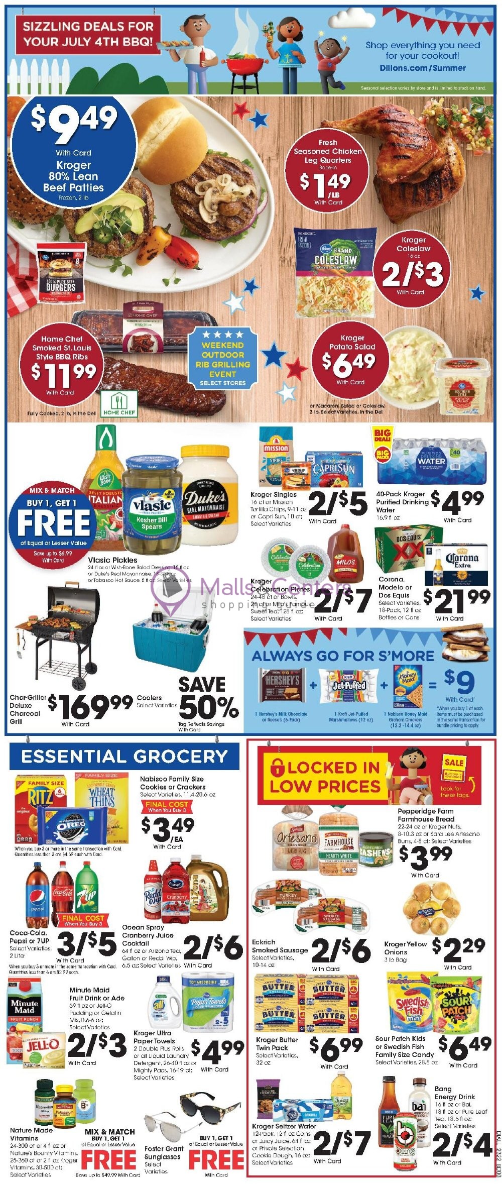 Dillons Weekly ad valid from 06/28/2023 to 07/04/2023 MallsCenters