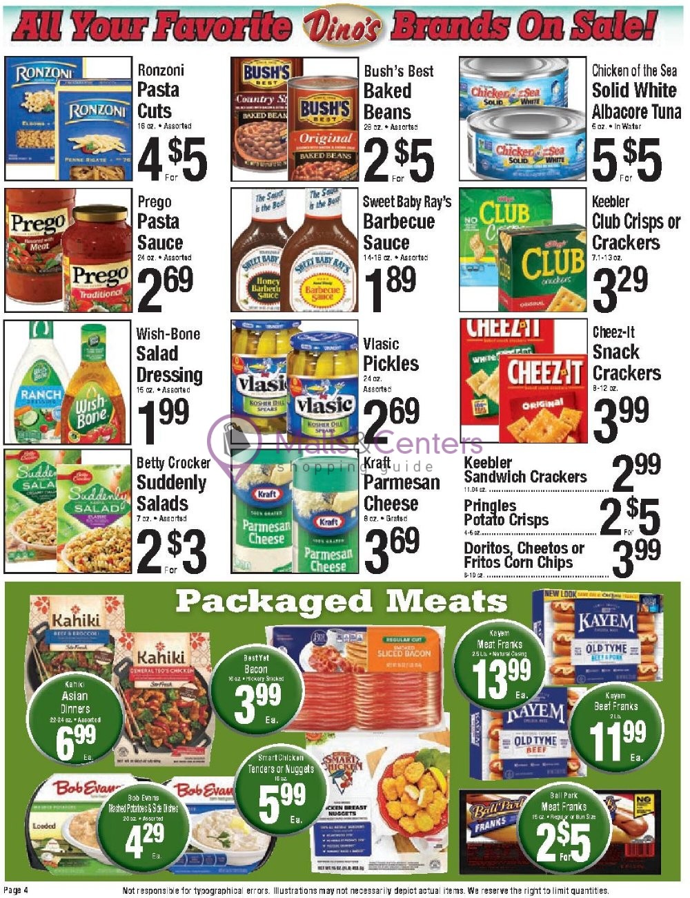 Weekly ad for Dino's Park & Shop valid: 06/15/2023 - 06/28/2023, page 4