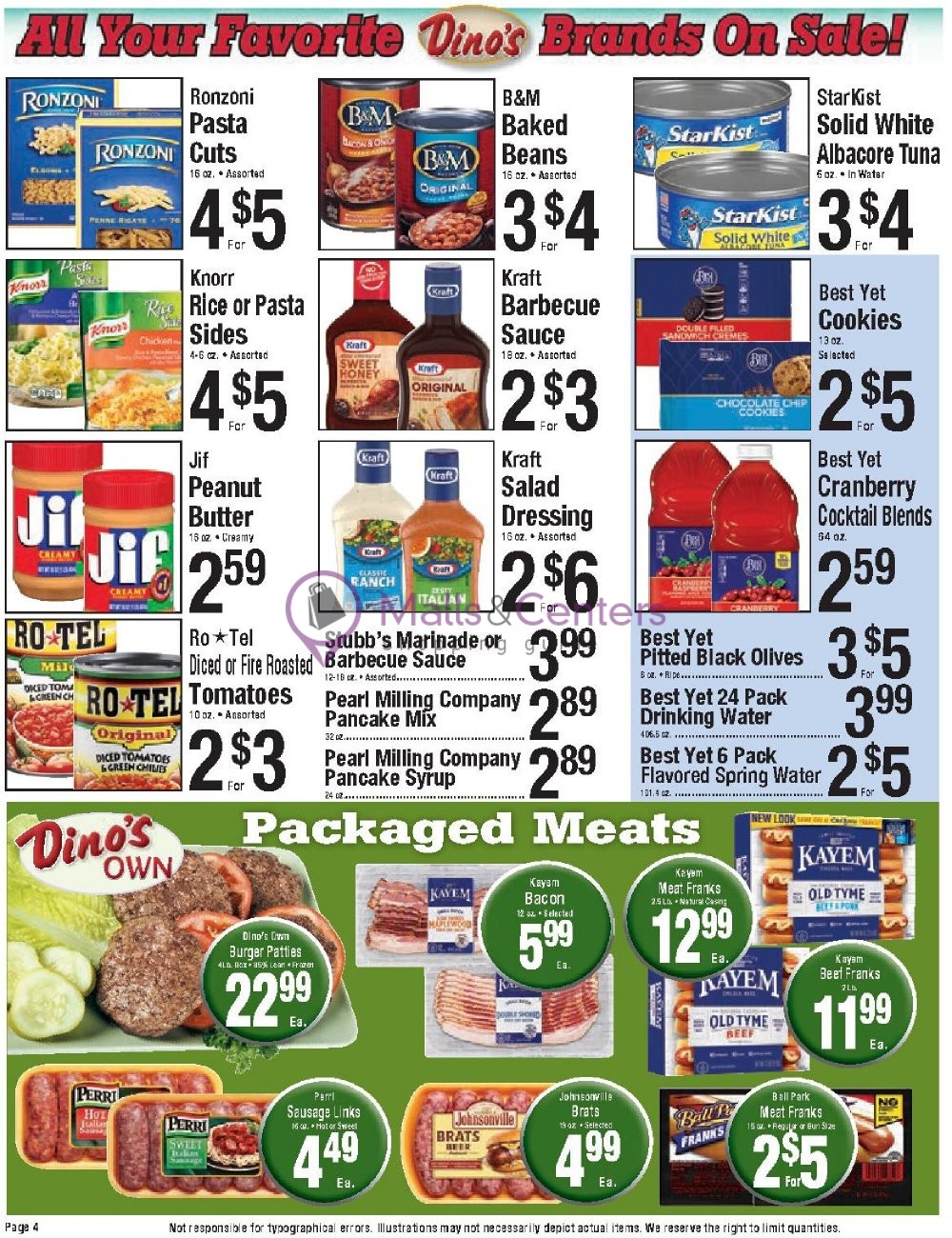 Dino's Park & Shop Weekly ad valid from 06/29/2023 to 07/12/2023