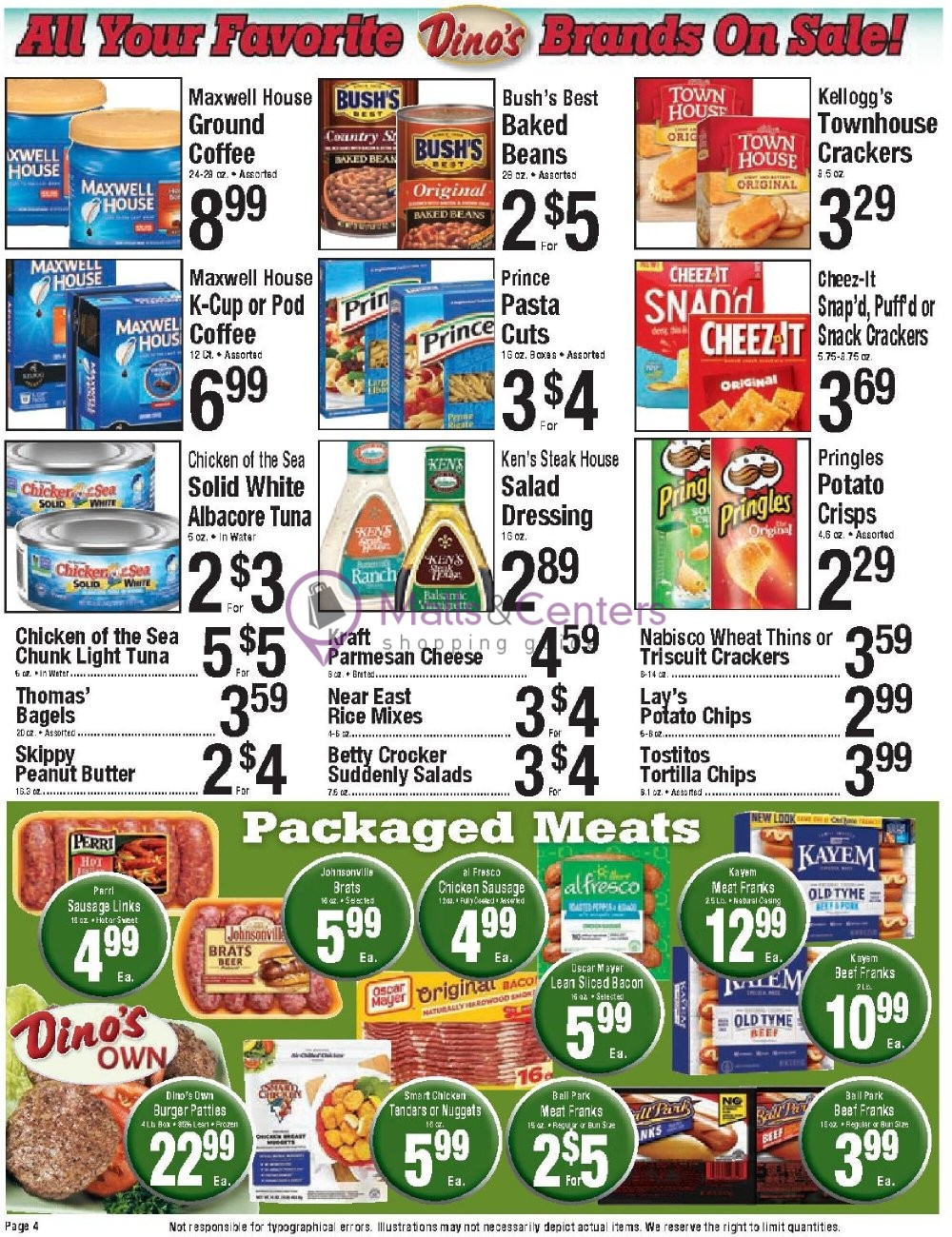 Weekly ad for Dino's Park & Shop valid: 05/18/2023 - 05/31/2023, page 4