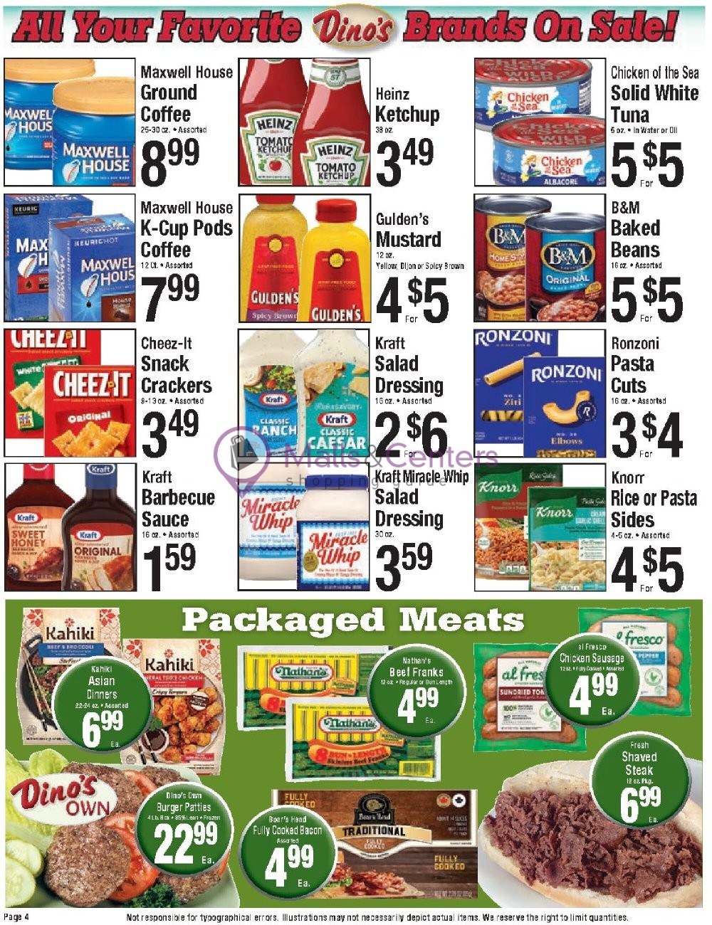 Weekly ad for Dino's Park & Shop valid: 05/30/2024 - 06/12/2024, page 4