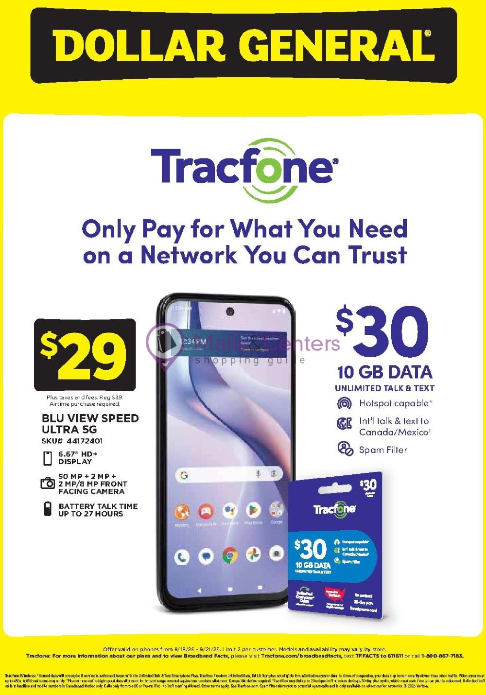 Weekly ad for Dollar General valid: 08/16/2026 - 09/13/2026, page 1