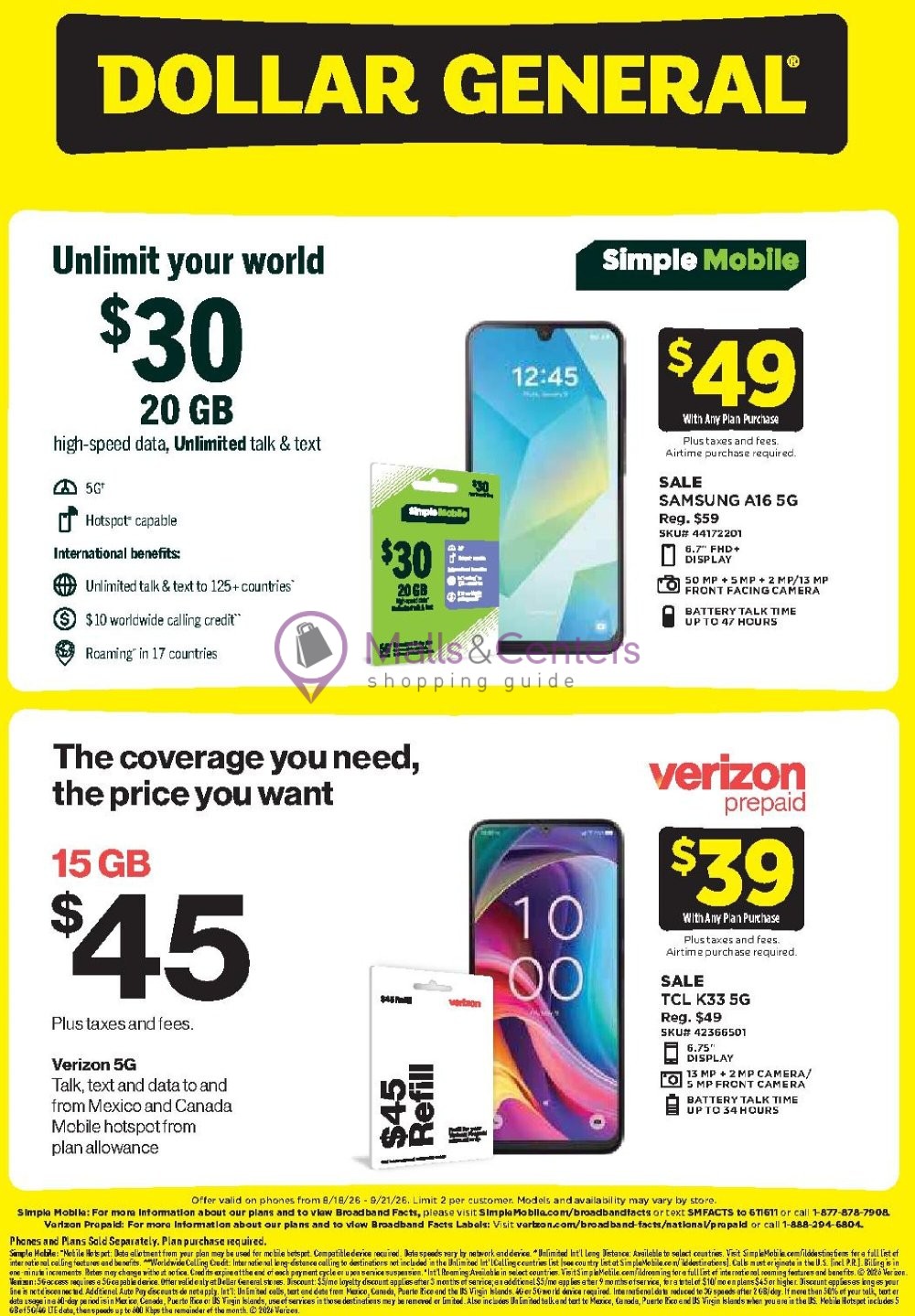 Weekly ad for Dollar General valid: 08/16/2026 - 09/13/2026, page 2