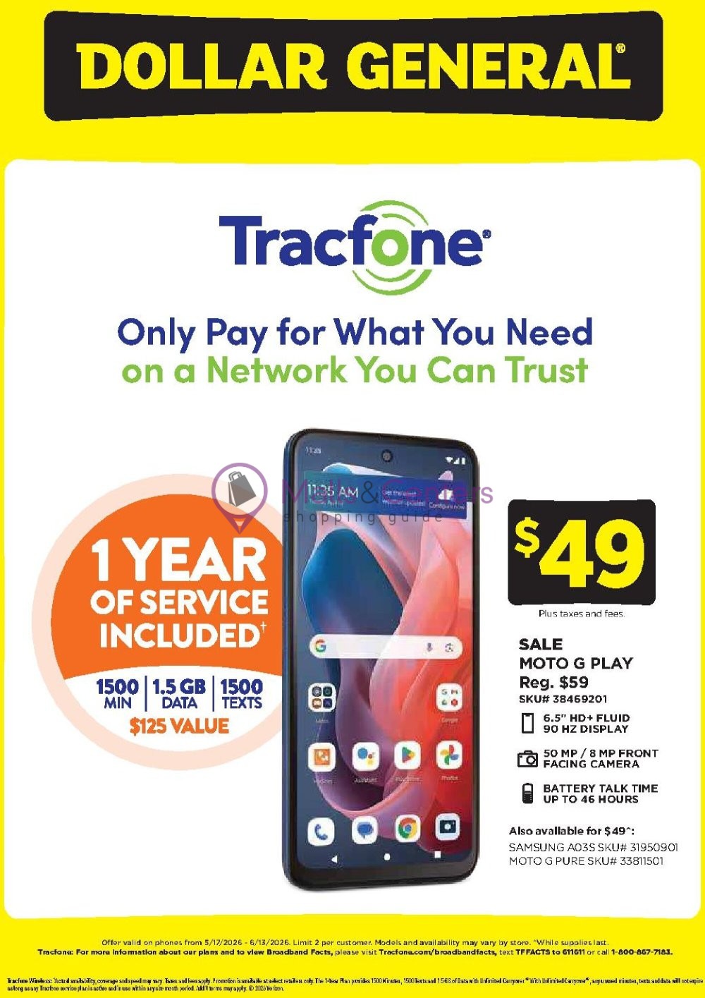 Weekly ad for Dollar General valid: 05/17/2026 - 06/13/2026, page 1