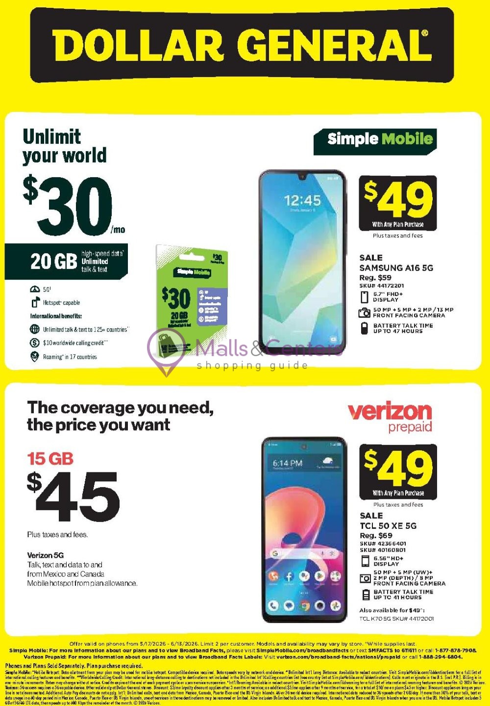 Weekly ad for Dollar General valid: 05/17/2026 - 06/13/2026, page 2
