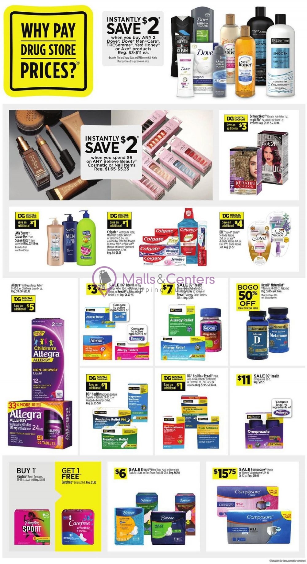 Dollar General Weekly ad valid from 06/04/2023 to 06/10/2023 MallsCenters