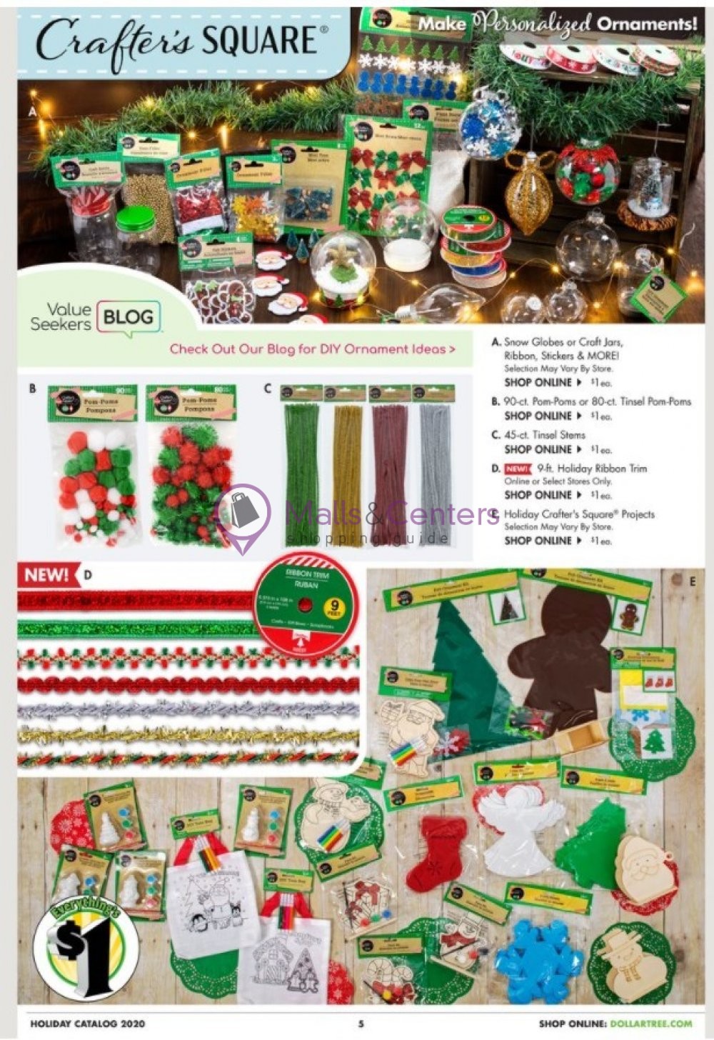 Dollar Tree Weekly Ad sales & flyers specials MallsCenters