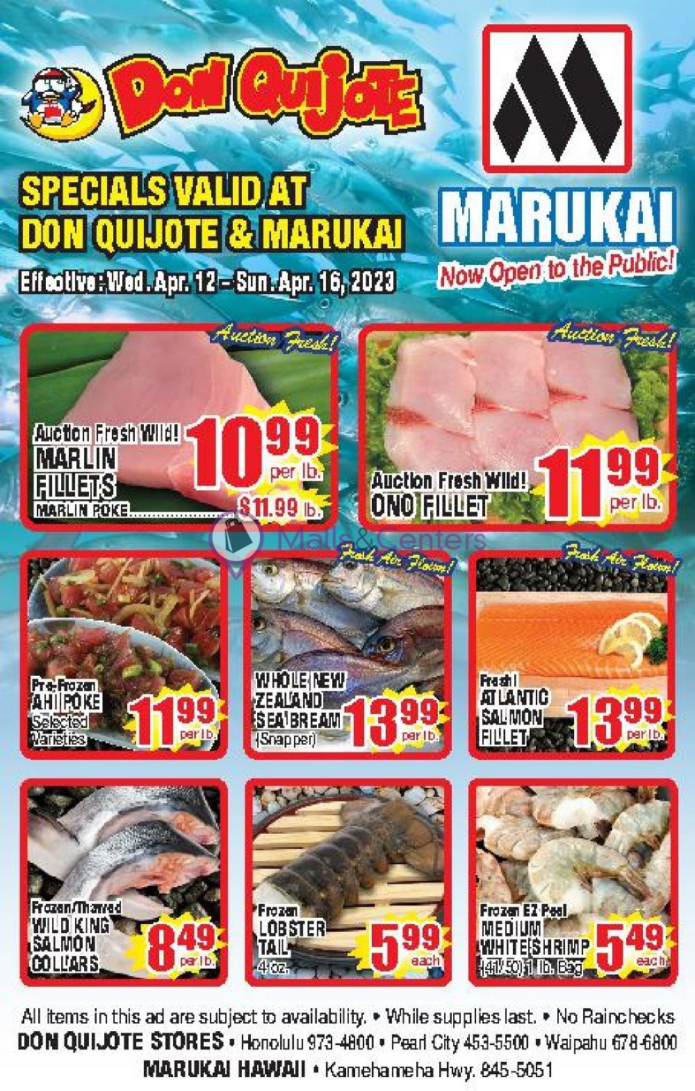 Don Quijote Hawaii Weekly ad valid from 04/12/2023 to 04/16/2023