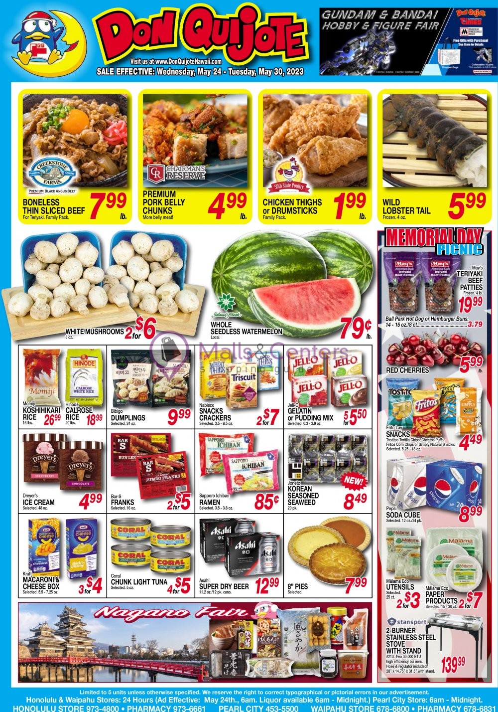 Don Quijote Hawaii Weekly ad valid from 05/24/2023 to 05/30/2023