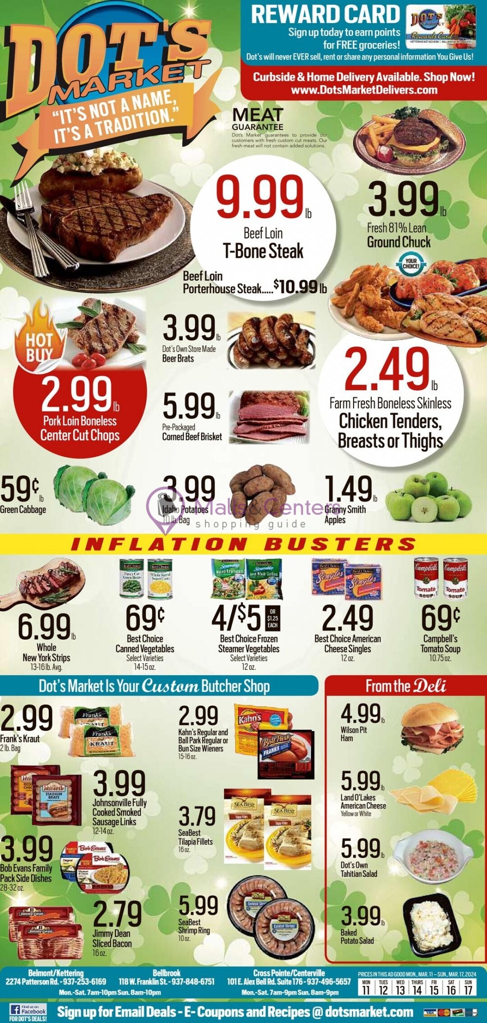 Dot's Market Weekly Ad, from Mon, 3/11/2024 sales & flyers specials