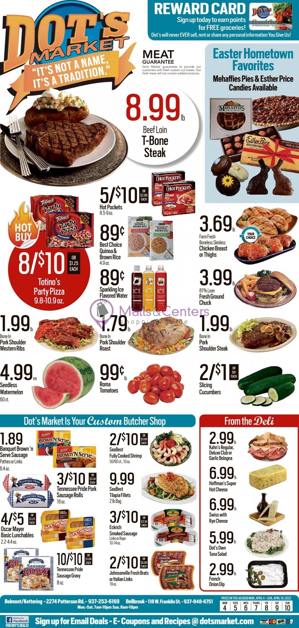 Dot's Market Weekly Ad sales & flyers specials MallsCenters