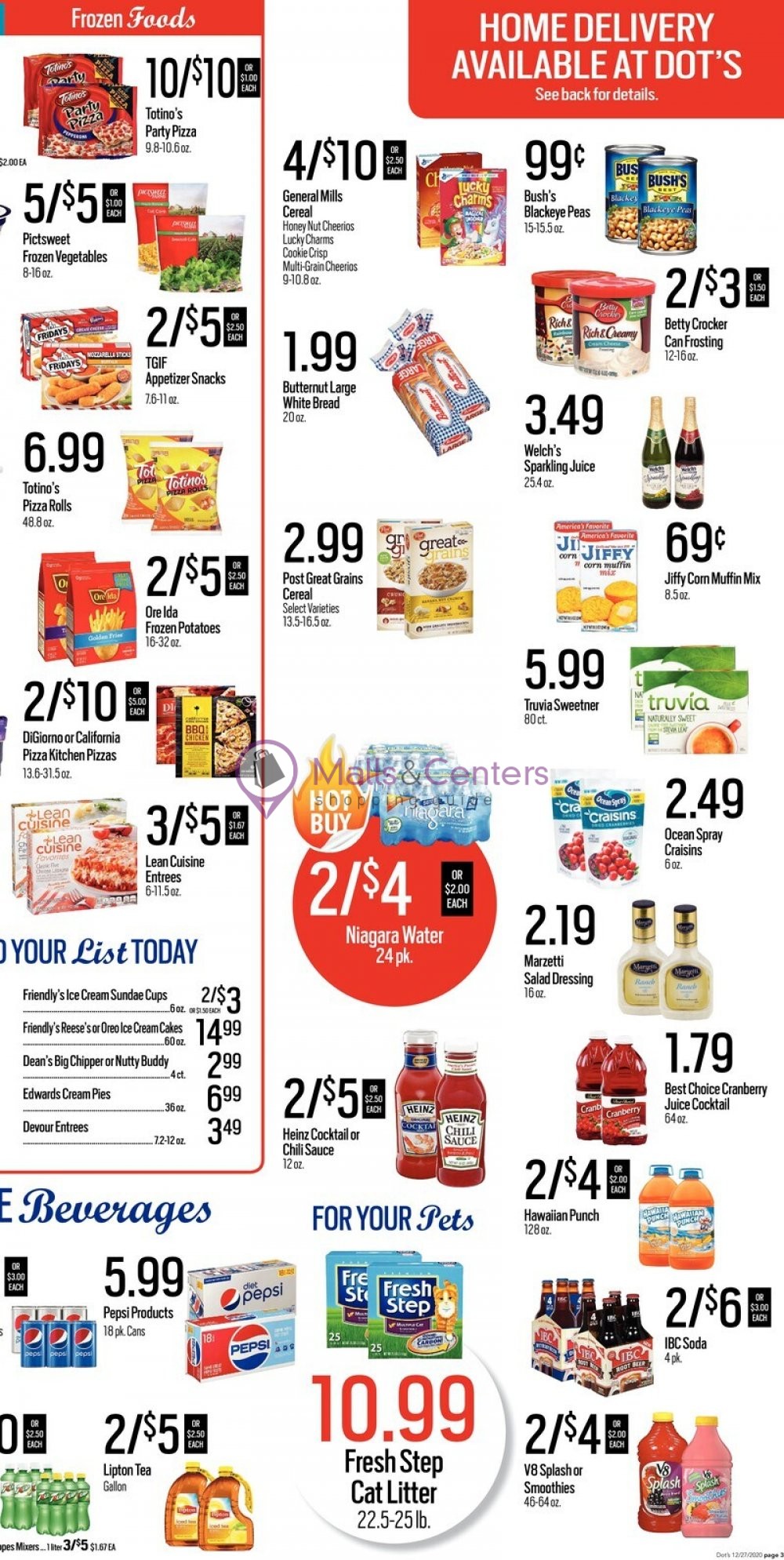 Dot's Market Weekly ad valid from 12/28/2020 to 01/03/2021 MallsCenters