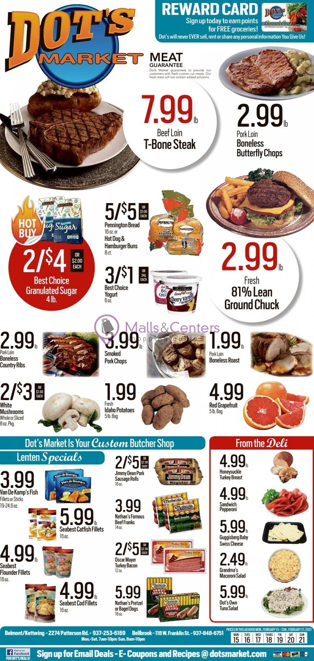 Dot's Market Weekly Ad sales & flyers specials MallsCenters