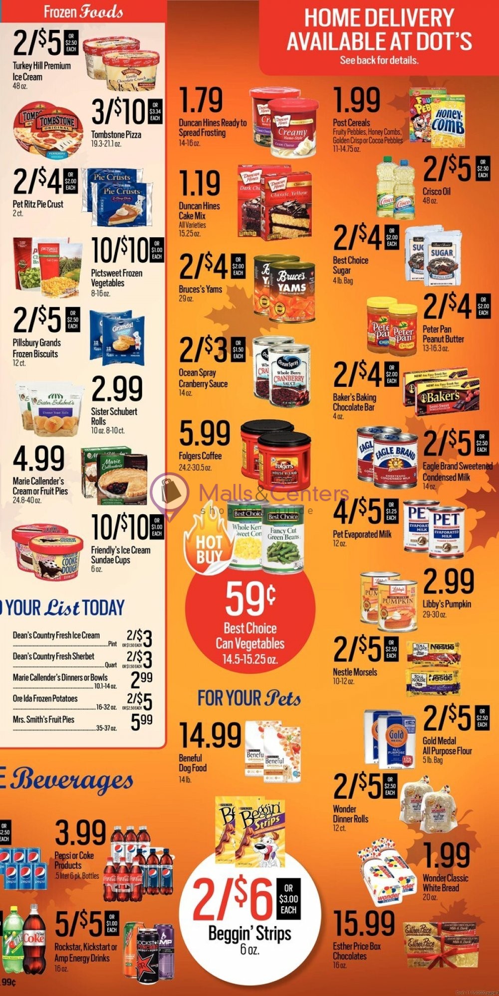 Dot's Market Weekly ad valid from 11/16/2020 to 11/29/2020 MallsCenters
