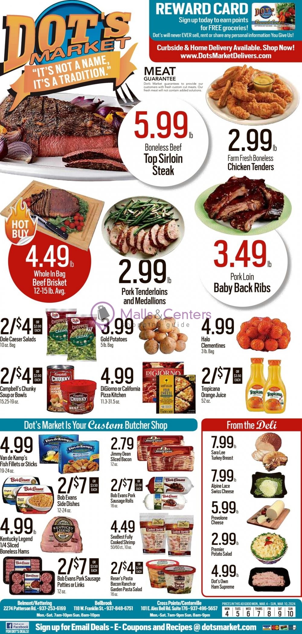 Dot's Market Weekly ad valid from 03/04/2024 to 03/10/2024 MallsCenters