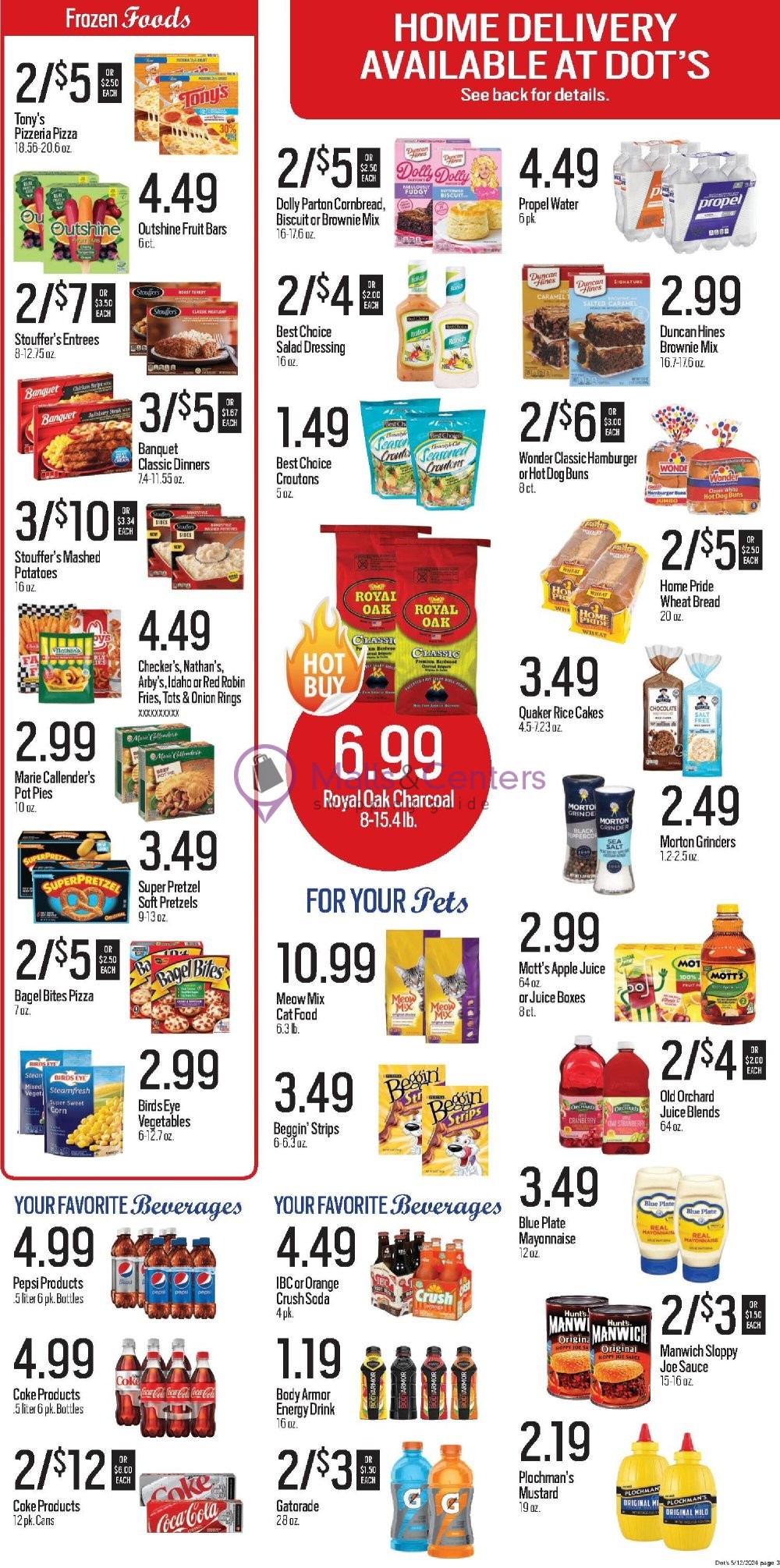 Dot's Market Weekly ad valid from 05/13/2024 to 05/19/2024 MallsCenters