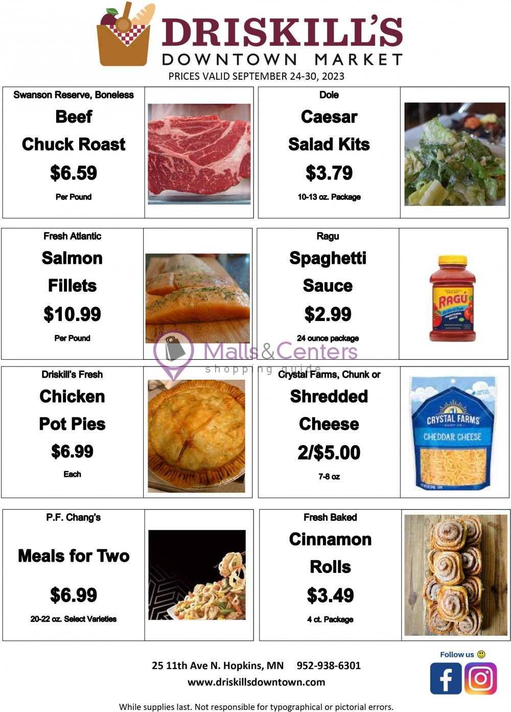 Weekly ad for Driskill's Downtown Market valid: 09/24/2023 - 09/30/2023, page 2